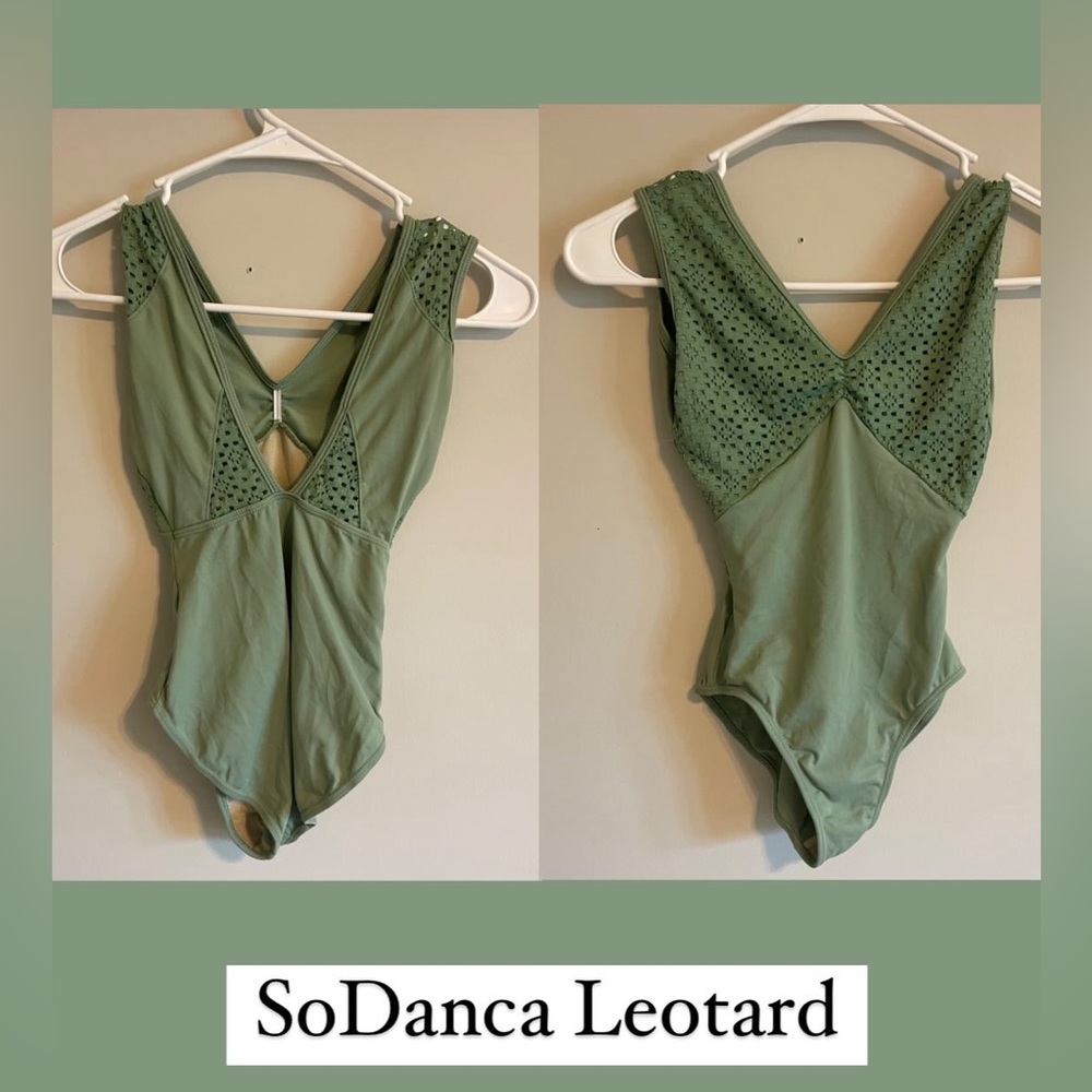 Green Sodanca Tiler Peck Collection Leotard